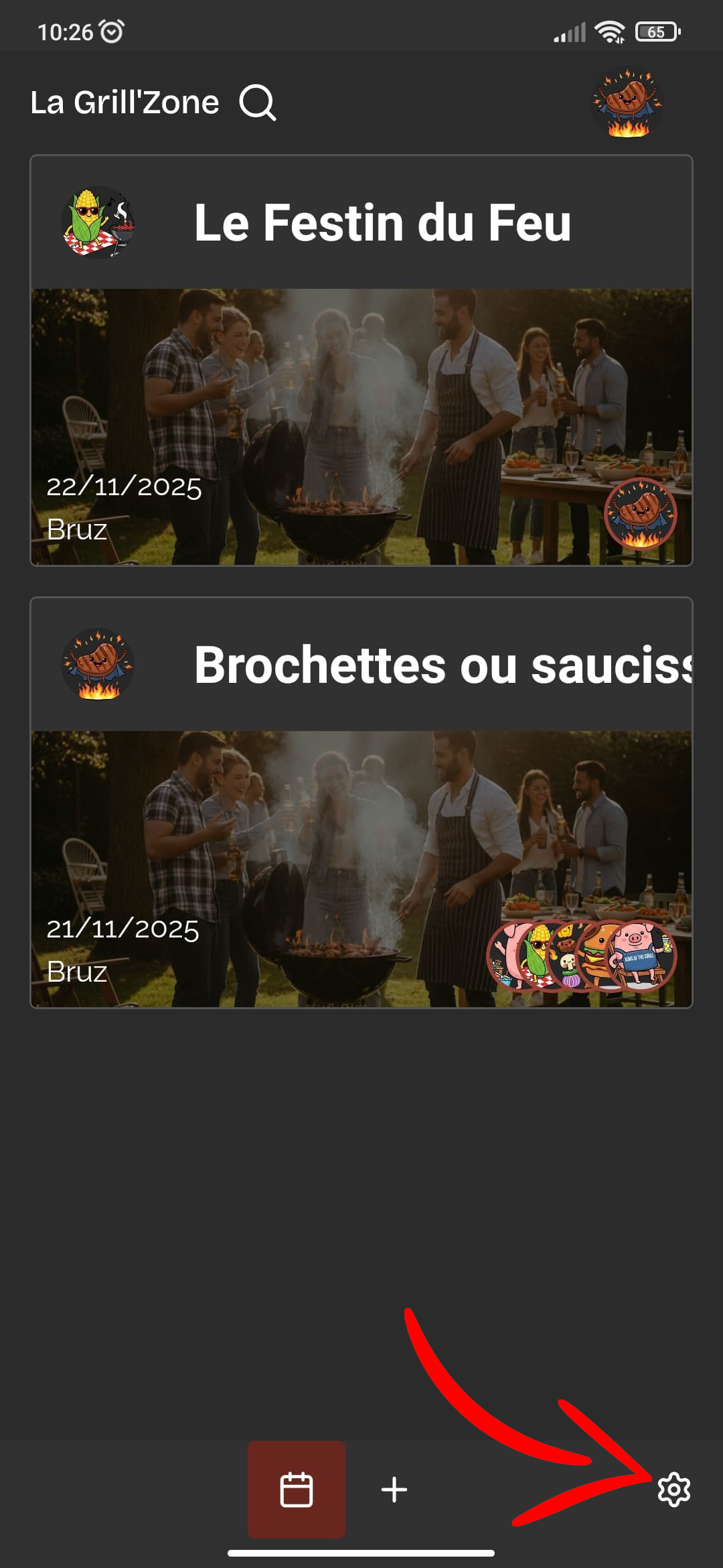 page index evenement Grill'n Drink